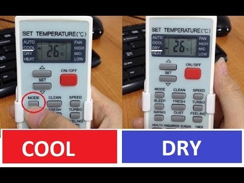 Chế độ Cool và Dry điều hoà