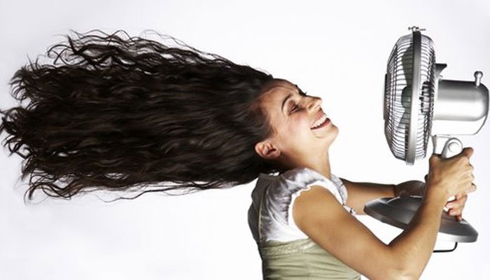 QUẠT THỔI TRỰC TIẾP VÀO ĐẦU