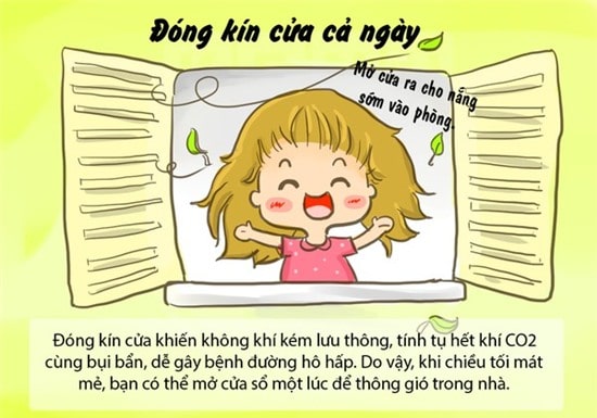 Đóng kín cửa cả ngày