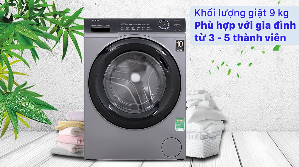 Máy giặt Aqua Inverter 9.0 KG AQD-A900F S 11