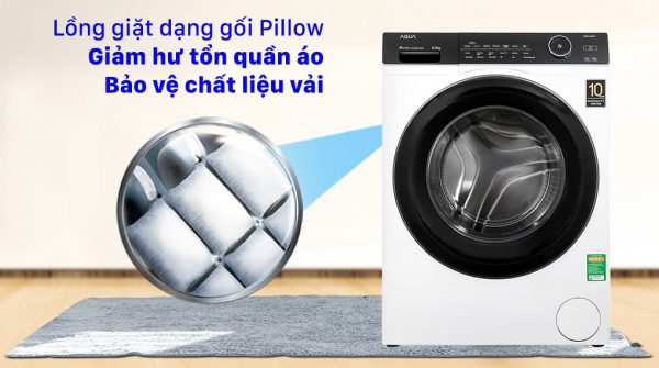 Máy giặt Aqua Inverter 9KG AQD-A900F W 10