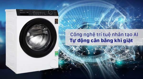 Máy giặt Aqua Inverter 9KG AQD-A900F W 8