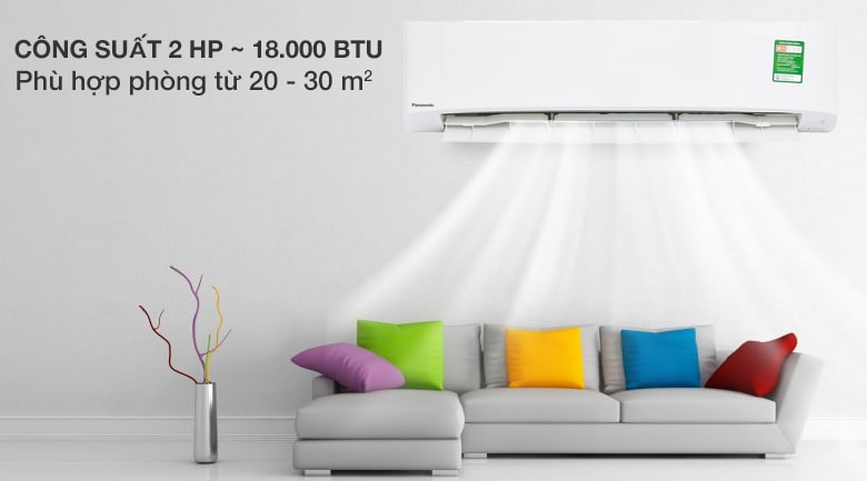 Điều hòa Panasonic 1 chiều 18000 BTU CS-N18VKH-8 2