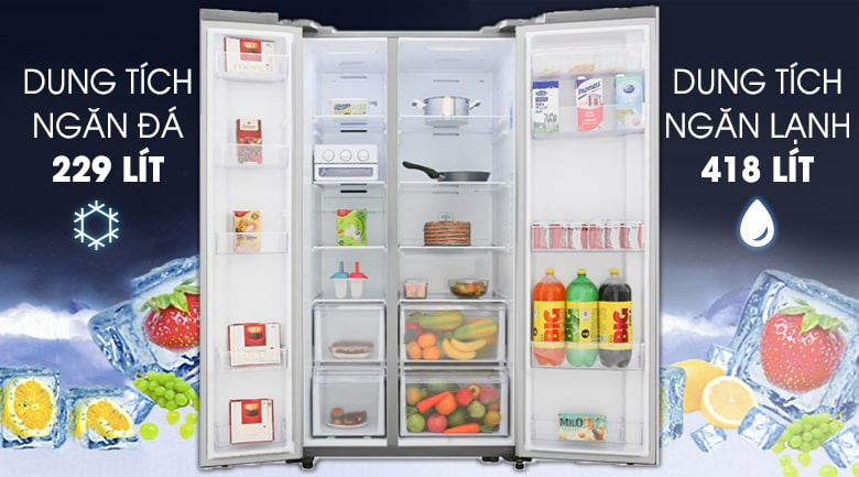Tủ lạnh Samsung Inverter 647 lít RS62R5001M9 10