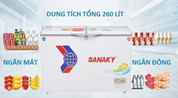 Tủ đông Sanaky 369 lít VH3699W1 5