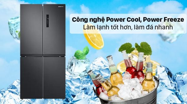 Tủ lạnh Samsung Inverter 488 lít RF48A4000B4 12