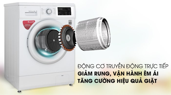 Máy giặt LG Inverter 9 kg FM1209S6W 12