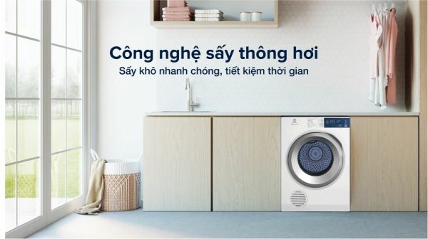 Máy sấy thông hơi Electrolux 8.5 kg EDS854J3WB 6