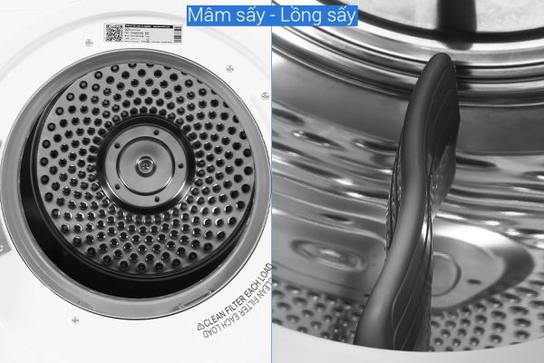 Máy sấy thông hơi Electrolux 8.5 kg EDV854J3WB 7