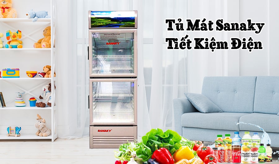 Tủ mát Sanaky inverter 350L VH358W3L 3