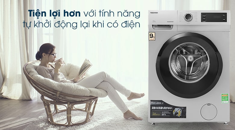 Máy giặt Toshiba Inverter 9.5 Kg TW-BK105S3V(SK) 18