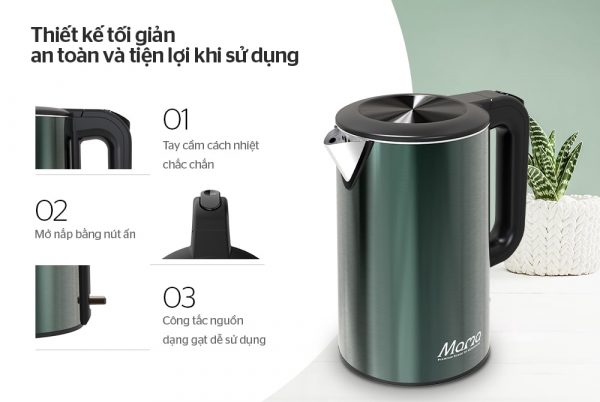 Ấm siêu tốc Sunhouse Mama SHD1389 1.8L 3