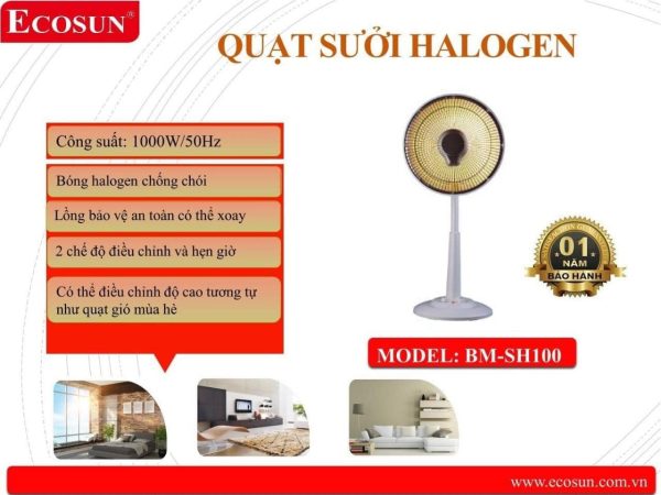 Quạt sưởi Ecosun BM-SH100 1