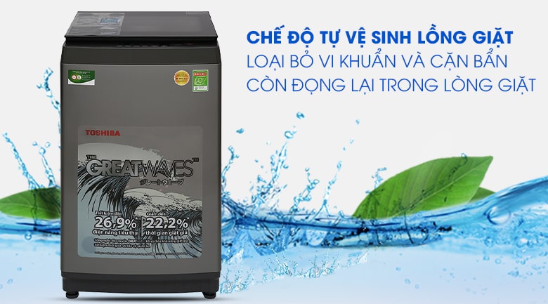 Máy giặt Toshiba 9 kg AW-K1005FV(SG) 16