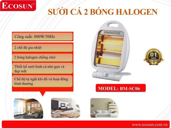 Sưởi cá Ecosun BM-SC06 1