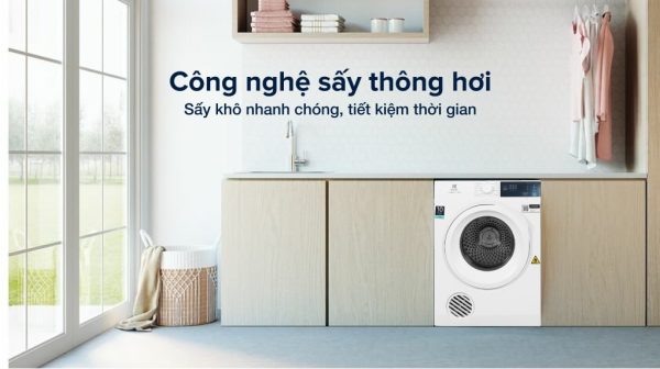 Máy sấy thông hơi Electrolux 7.5 kg EDV754H3WB 11