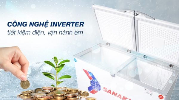 Tủ đông Sanaky Inverter 485 lít VH-6699W3 11-min