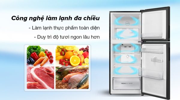 Tủ lạnh Aqua Inverter 189 lít AQR-T220FA(FB) 14-min