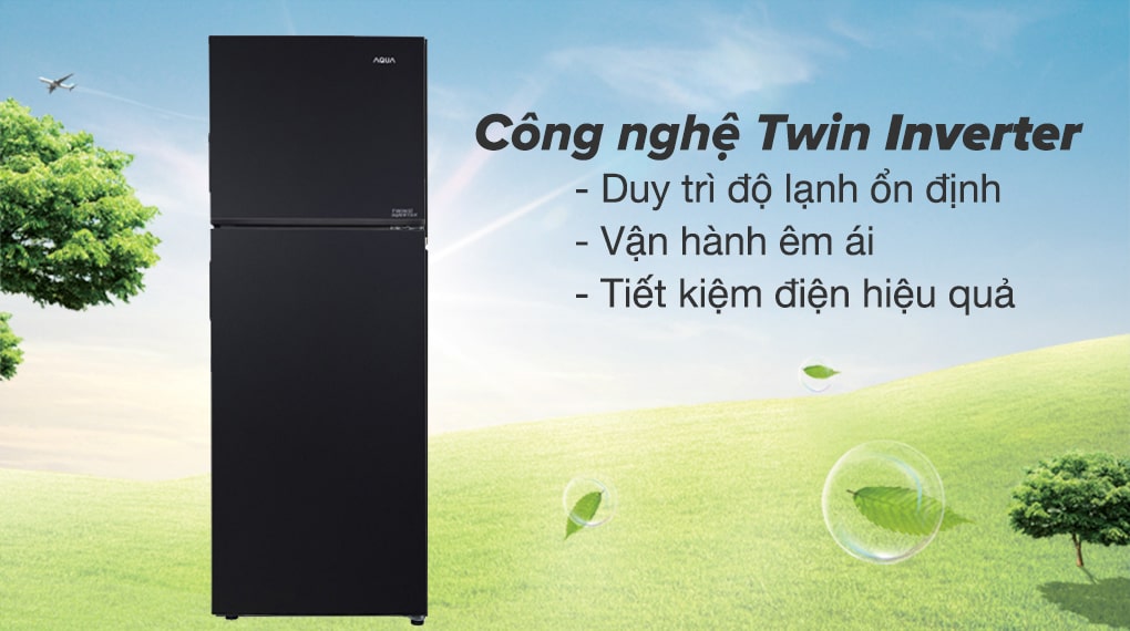 Tủ lạnh Aqua Inverter 333 lít AQR-T352FA(FB) 7-min