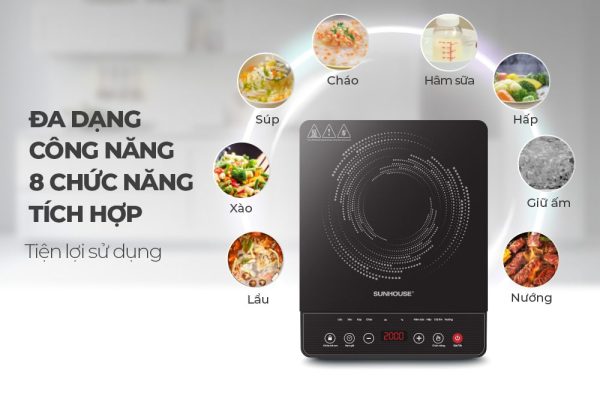 Bếp từ đơn Sunhouse SHD6161 8-min
