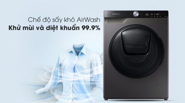 Máy giặt sấy Samsung Addwash Inverter 9.5 kg WD95T754DBX 9-min