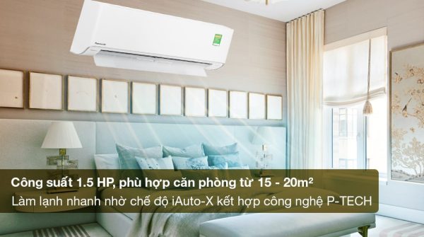 Điều hoà Panasonic 1 chiều Inverter 12000btu CU-XU12ZKH-8 12-min