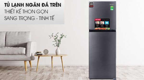 Tủ lạnh Sharp Inverter 215 lít SJ-X215V-SL 3-min