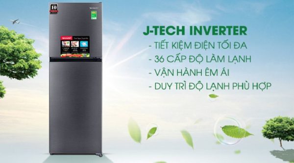 Tủ lạnh Sharp Inverter 215 lít SJ-X215V-SL 5-min