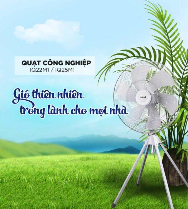 Quạt đứng công nghiệp 4 chân HATARI IQ22M1 4-min