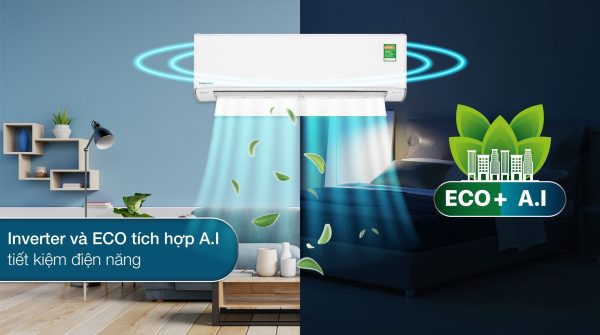 Điều Hòa Panasonic 1 chiều 9000Btu Inverter CS-RU9AKH-8 5-min