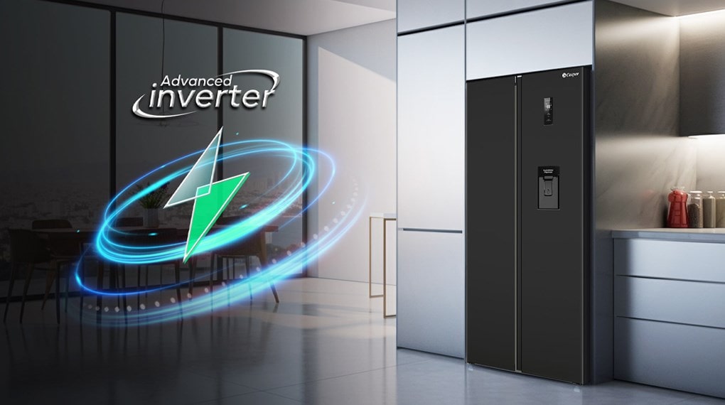 Tủ lạnh Casper Inverter 458 lít RS-460PBW 7-min