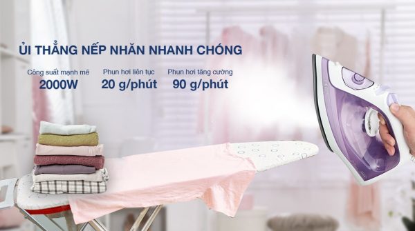 Bàn ủi hơi nước Philips DST1040 2000W 13-min