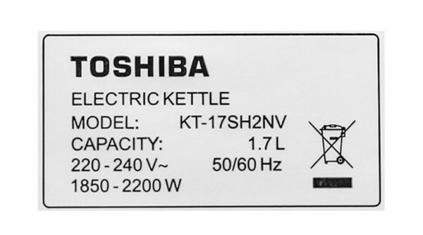 Bình đun siêu tốc Toshiba 1.7 lít KT-17SH2NV 3-min