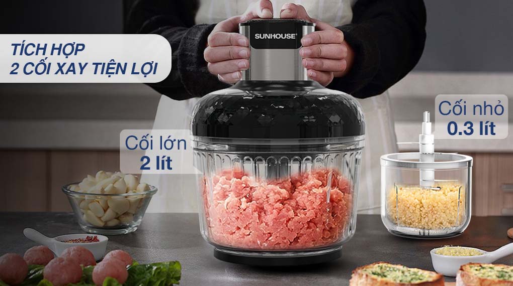 Máy xay thịt đa năng Sunhouse SHD5412 5-min