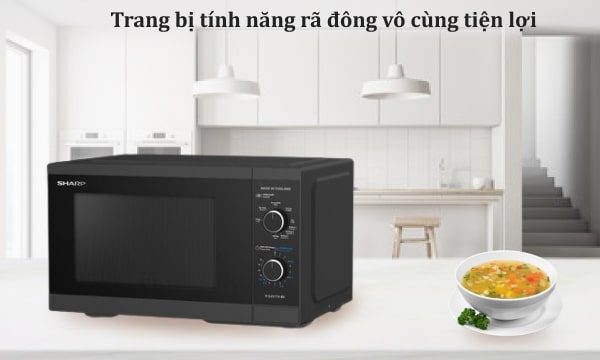 Lò vi sóng có nướng Sharp R-G251TV-BK 25 lít 12-min