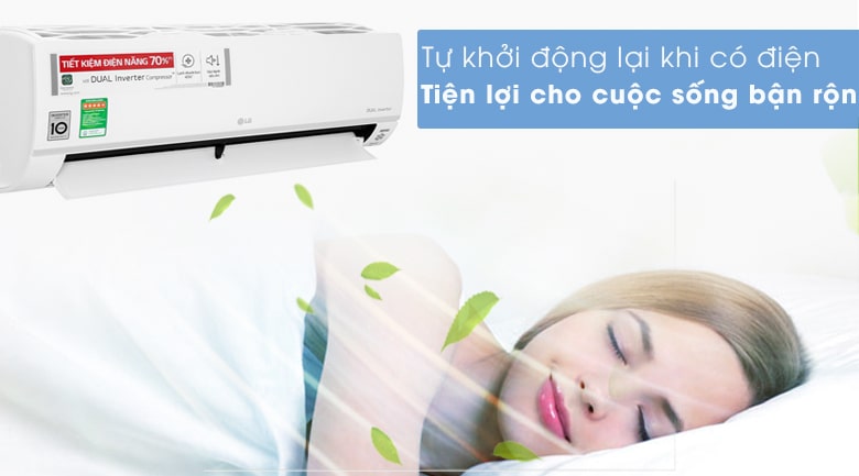 Điều hoà LG 1 chiều inverter 9000btu V10API1 19-min