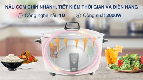 Nồi cơm nắp rời Sharp 7 lít KSH-D77V 3-min