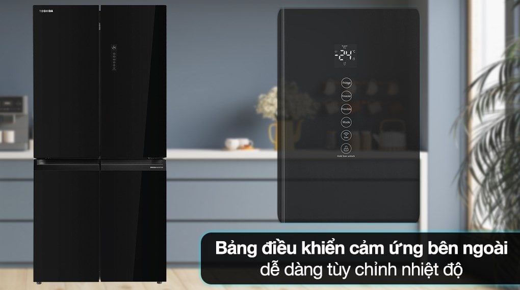 Tủ lạnh Toshiba Inverter 474 lít Multi Door GR-RF611WI-PGV(22)-XK 21-min
