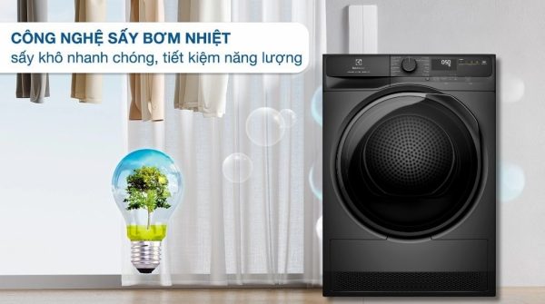 Máy sấy bơm nhiệt Electrolux UltimateCare 8 kg EDH803J5SC 12-min