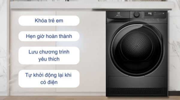 Máy sấy bơm nhiệt Electrolux UltimateCare 8 kg EDH803J5SC 18-min