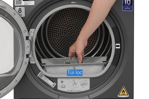 Máy sấy bơm nhiệt Electrolux UltimateCare 8 kg EDH803J5SC 7-min