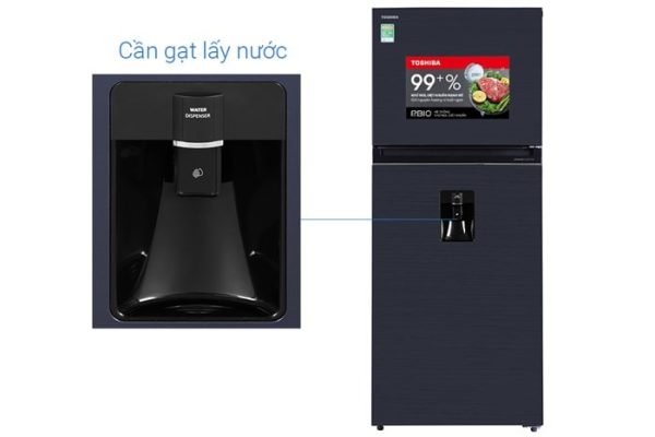 Tủ lạnh Toshiba Inverter 407 lít GR-RT535WE-PMV(06)-MG 11-min