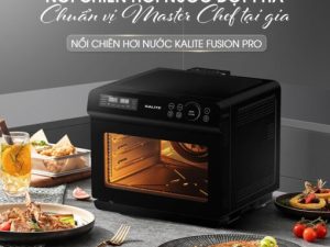 Nồi chiên hơi nước KALITE STEAM FUSION PRO, 4in1 chiên, hấp, nướng, rã đông, 20 lít