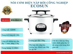 Nồi cơm điện công nghiệp Ecosun BM-ER4230