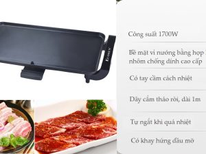 Vỉ nướng điện ECOSUN BM-BBQ26